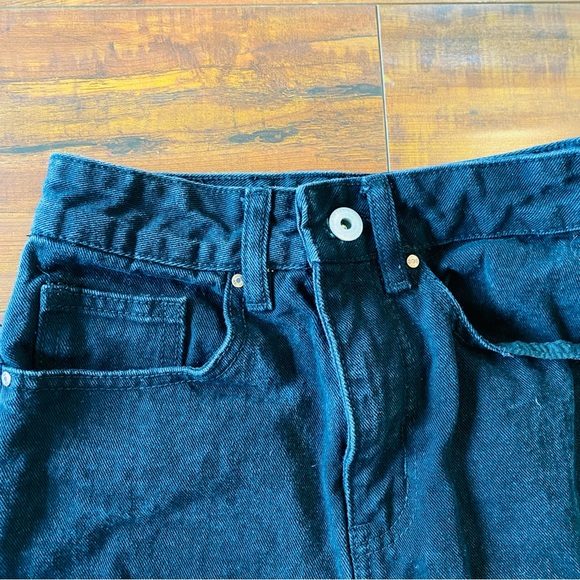 Cotton on Black Long Wide Leg Jean - Picture 2 of 7